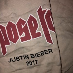 Justin Bieber purpose tour tshirt